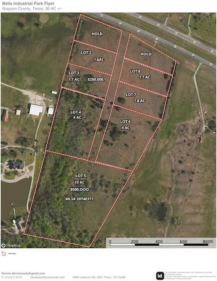 Homesite for sale in Grayson County, Texas