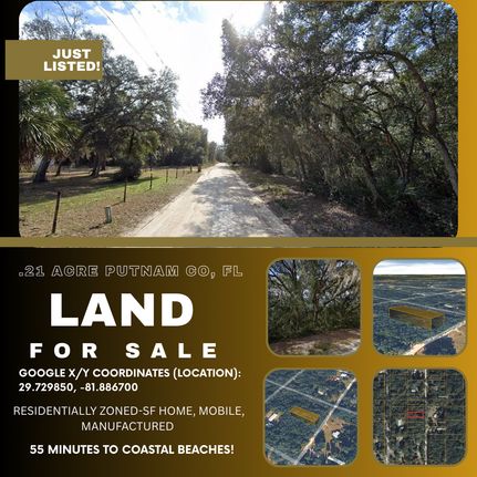 Land for sale in Putnam County, Florida