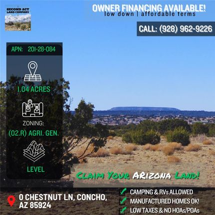 Undeveloped Land for sale in Apache County, Arizona