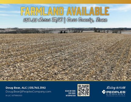 Farm and Ranch for sale in Cass County, Iowa