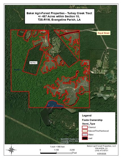 Timberland Property for sale in Evangeline Parish, Louisiana