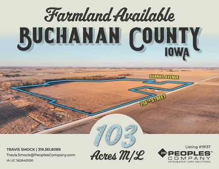 Farm and Ranch for sale in Buchanan County, Iowa