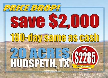 Farm and Ranch for sale in Hudspeth County, Texas
