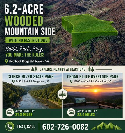 Land for sale in Tazewell County, Virginia