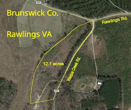 Undeveloped Land for sale in Brunswick County, Virginia