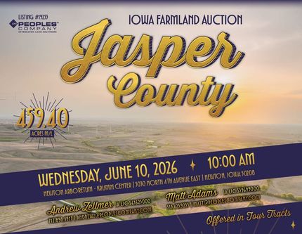 Farm and Ranch for sale in Jasper County, Iowa