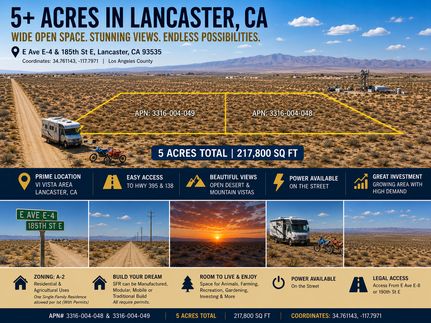 Undeveloped Land for sale in Los Angeles County, California