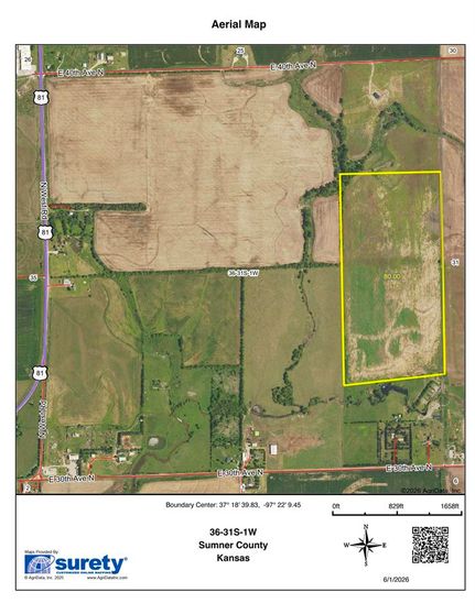 Farm and Ranch for sale in Sumner County, Kansas