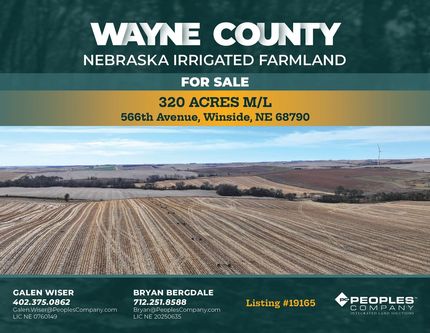 Farm and Ranch for sale in Wayne County, Nebraska