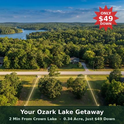 Homesite for sale in Izard County, Arkansas