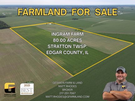Farm and Ranch for sale in Edgar County, Illinois