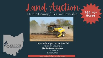Undeveloped Land for sale in Hardin County, Ohio