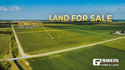 Land for sale in Jasper County, Indiana