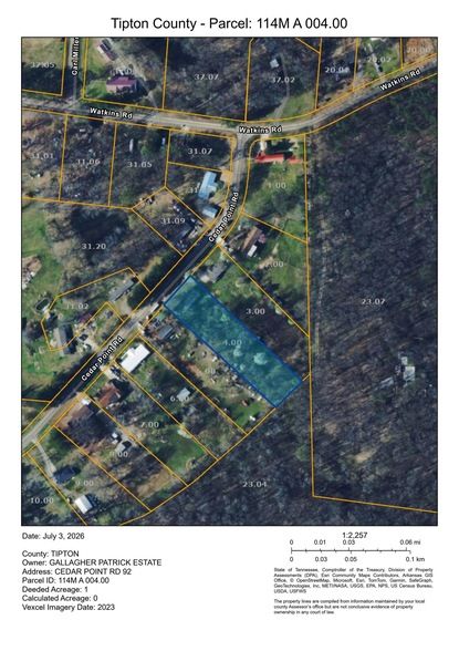 Undeveloped Land for sale in Tipton County, Tennessee