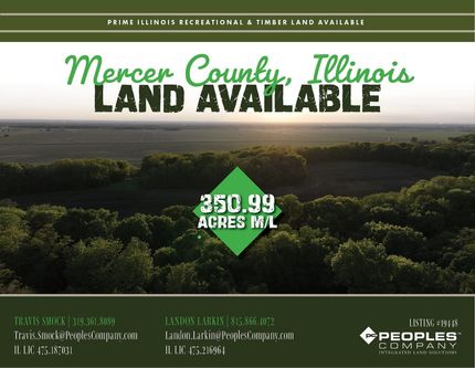 Land for sale in Mercer County, Illinois