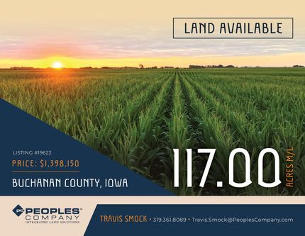 Land for sale in Buchanan County, Iowa