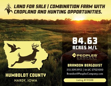 Land for sale in Humboldt County, Iowa