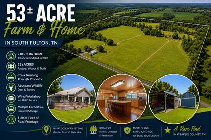 House for sale in Weakley County, Tennessee