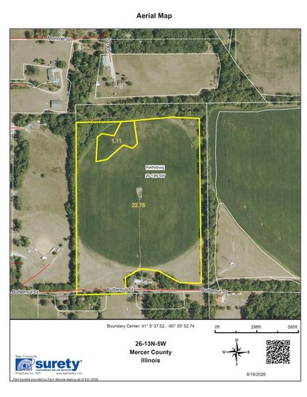 Undeveloped Land for sale in Mercer County, Illinois