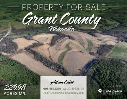Land for sale in Grant County, Wisconsin