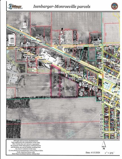 Land for sale in Allen County, Indiana