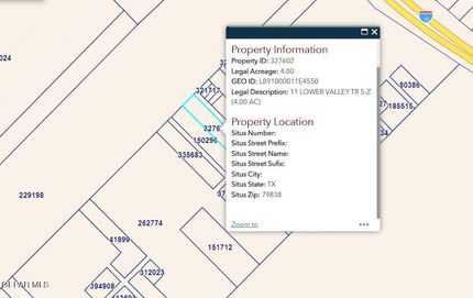 Homesite for sale in El Paso County, Texas