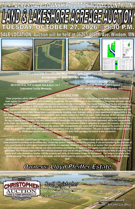 House for sale in Cottonwood County, Minnesota
