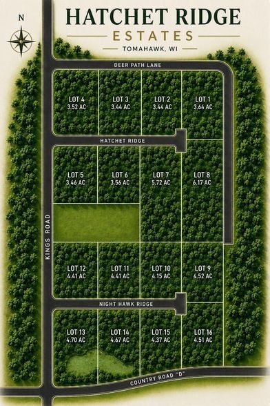 Land for sale in Lincoln County, Wisconsin