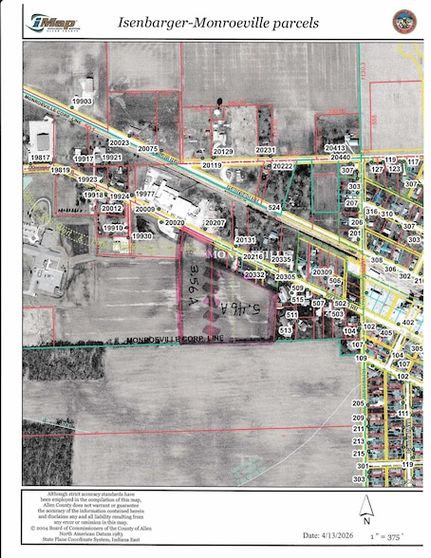 Land for sale in Allen County, Indiana