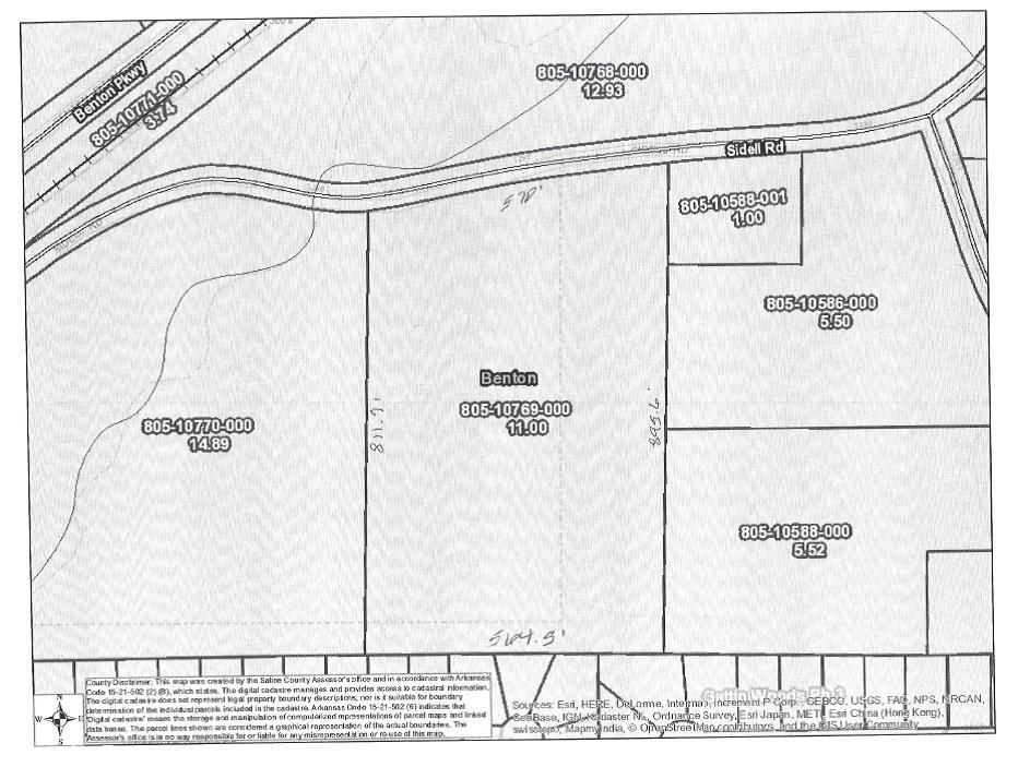Benton, Saline County, AR Undeveloped Land for sale Property ID