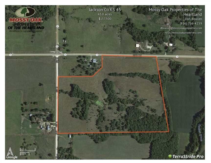 Holton, Jackson County, KS Farms and Ranches for sale Property ID