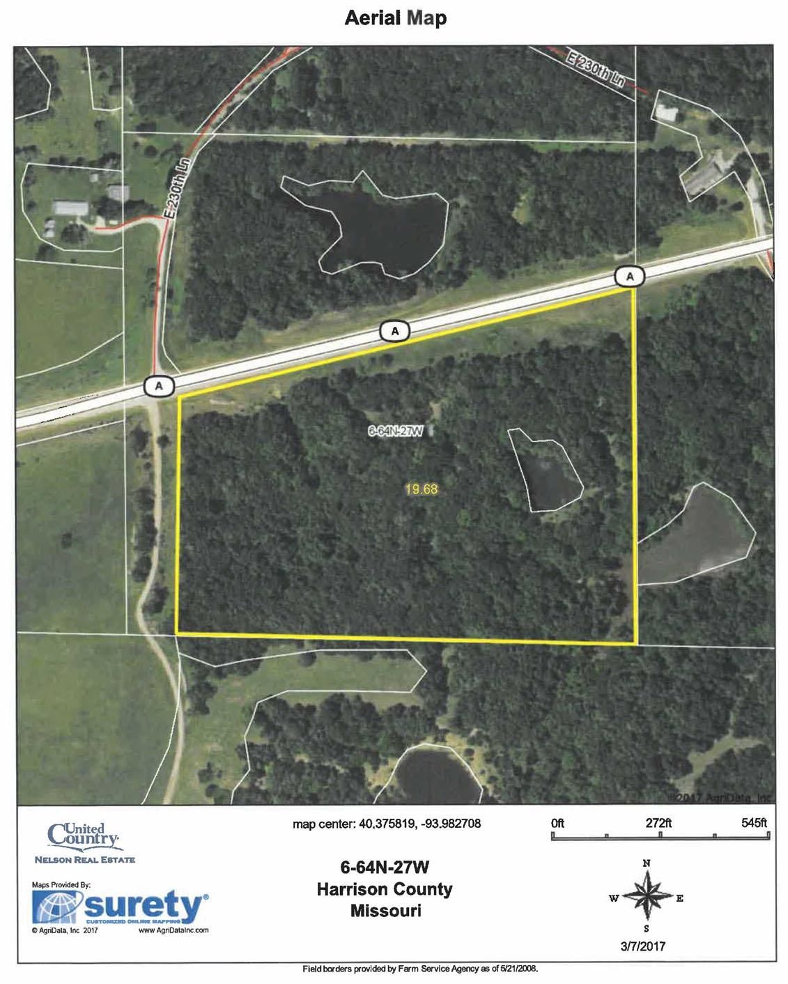 Ridgeway, Harrison County, MO Timberland Property, Undeveloped Land for