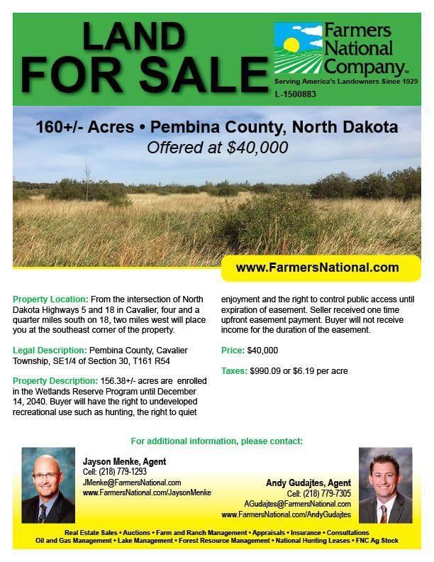 Bathgate, Pembina County, ND Farms and Ranches for sale Property ID