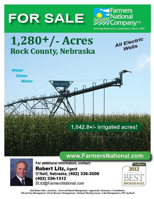 Bassett, Rock County, NE Farms and Ranches for sale Property ID