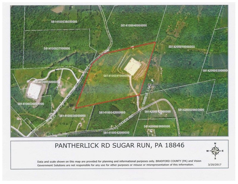 Sugar Run, Bradford County, PA Undeveloped Land for sale Property ID