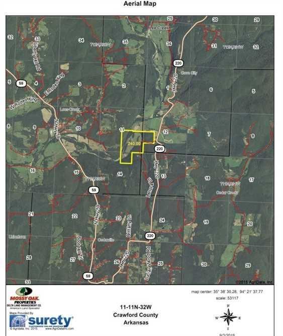 Cedarville, Crawford County, AR Recreational Property, Riverfront