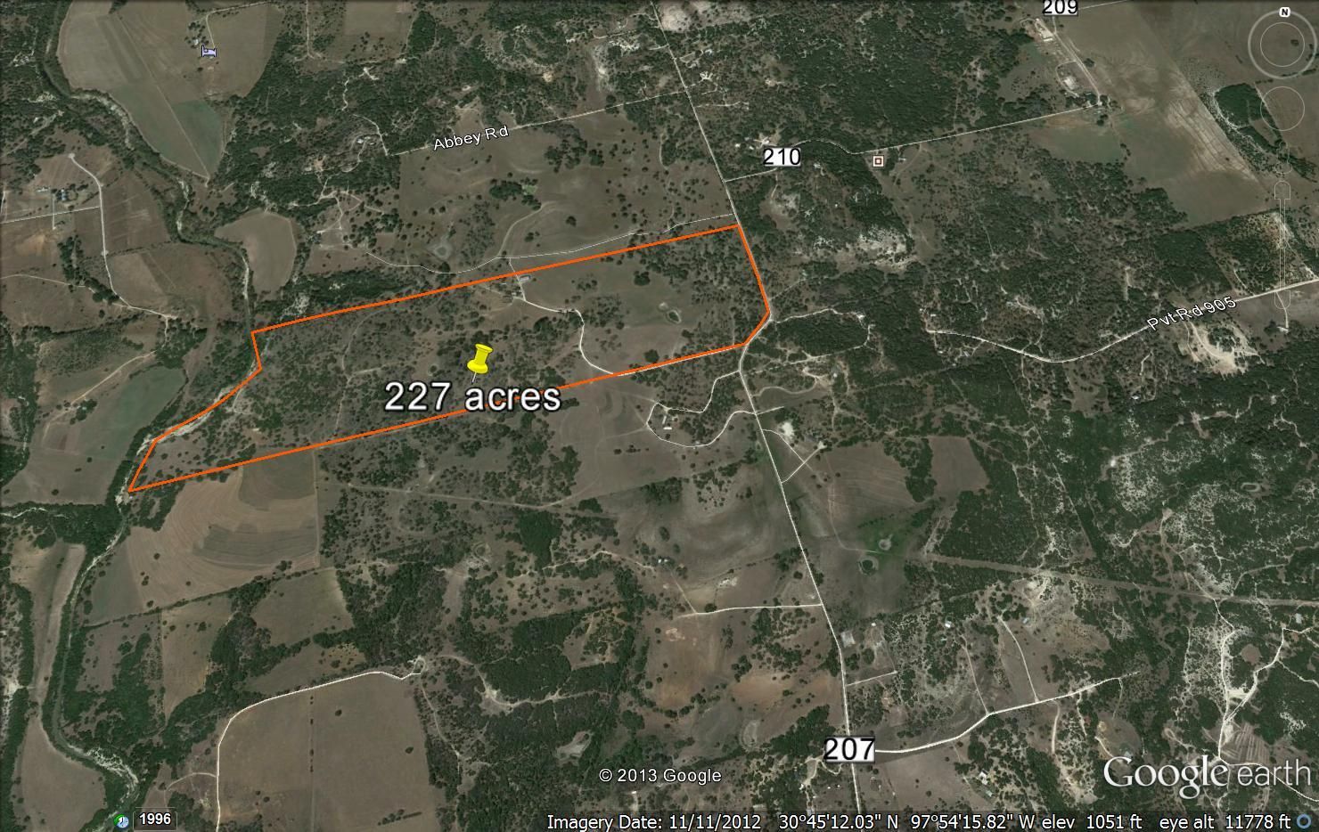 Liberty Hill, Williamson County, TX Recreational Property, Riverfront