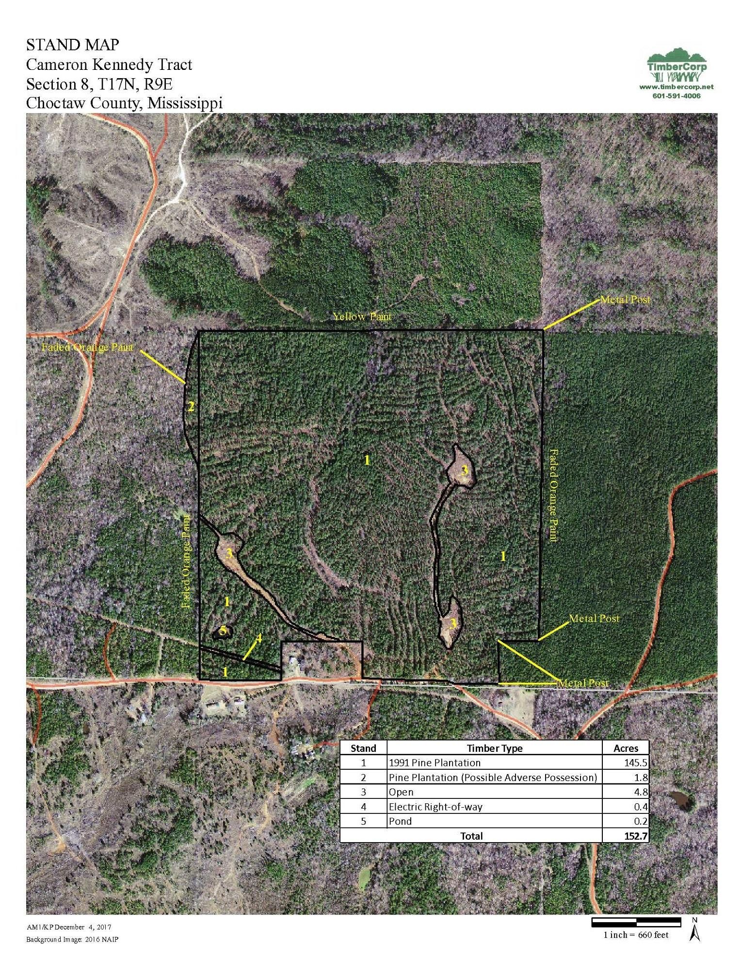 French Camp, Choctaw County, MS Timberland Property, Hunting Property