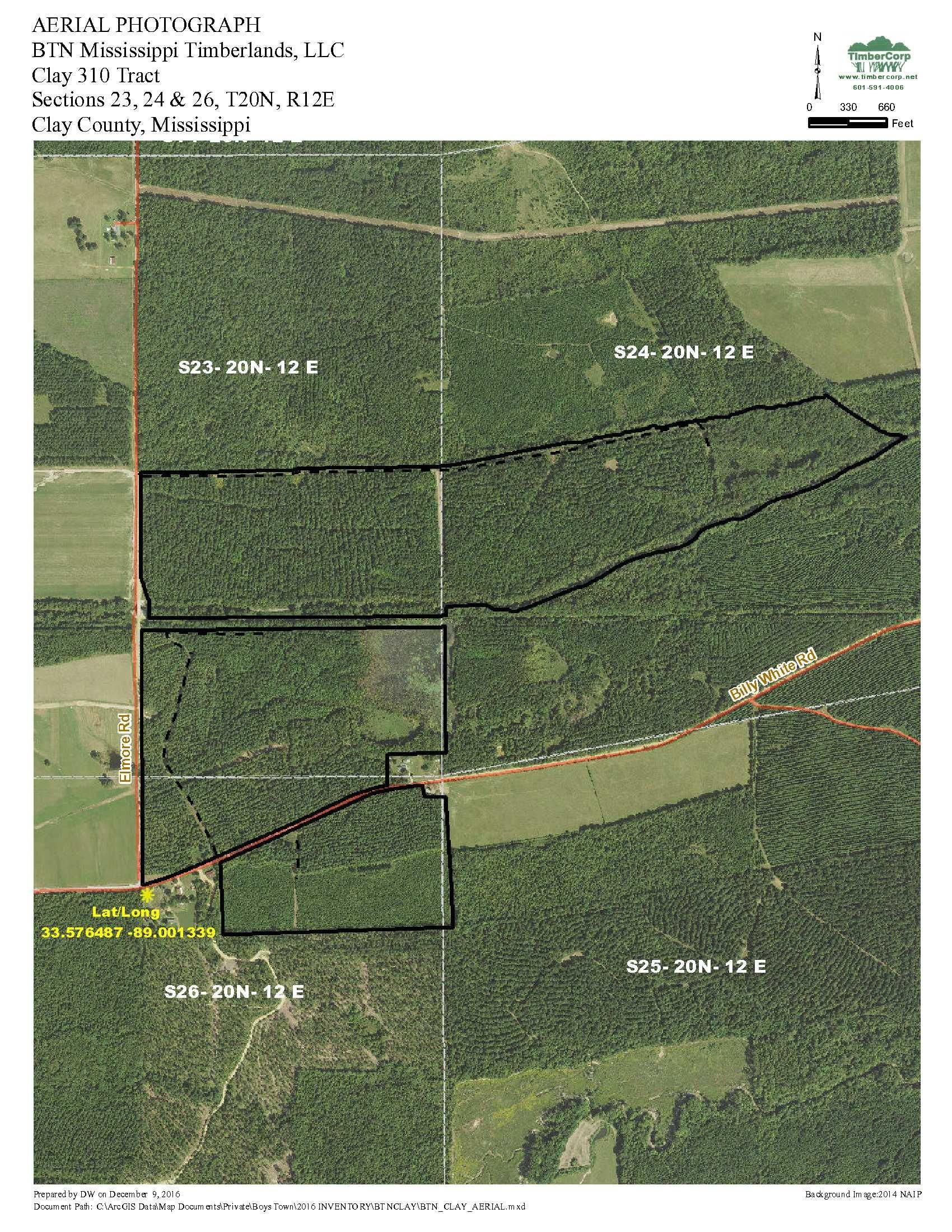 Pheba, Clay County, MS Recreational Property, Timberland Property