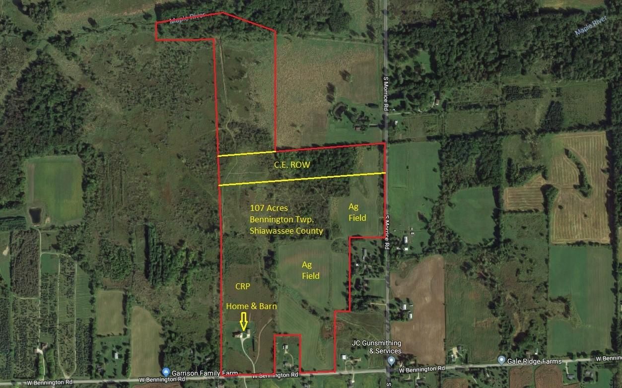 Owosso, Shiawassee County, MI Recreational Property, Hunting Property