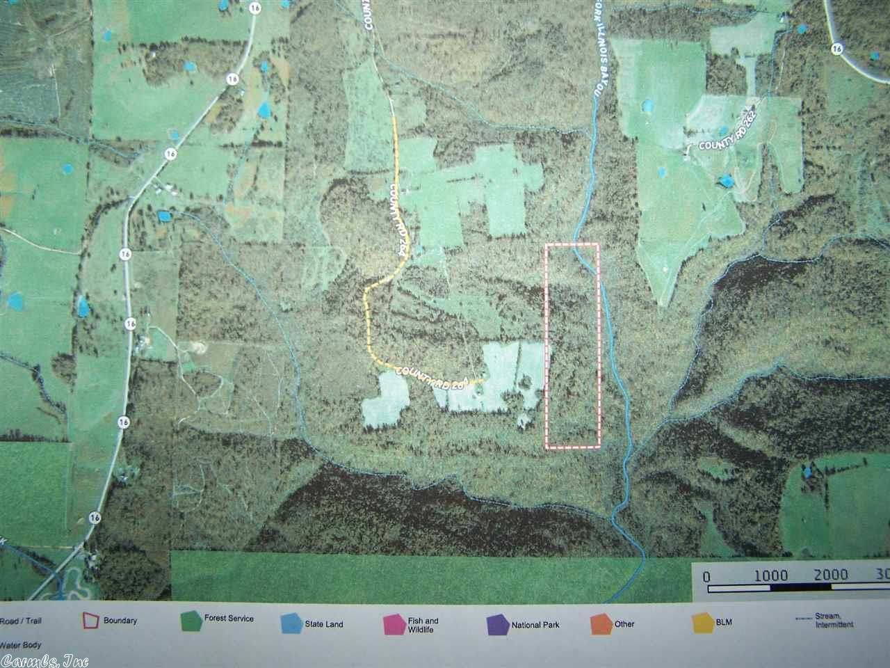 Witts Springs, Searcy County, AR Undeveloped Land for sale Property ID