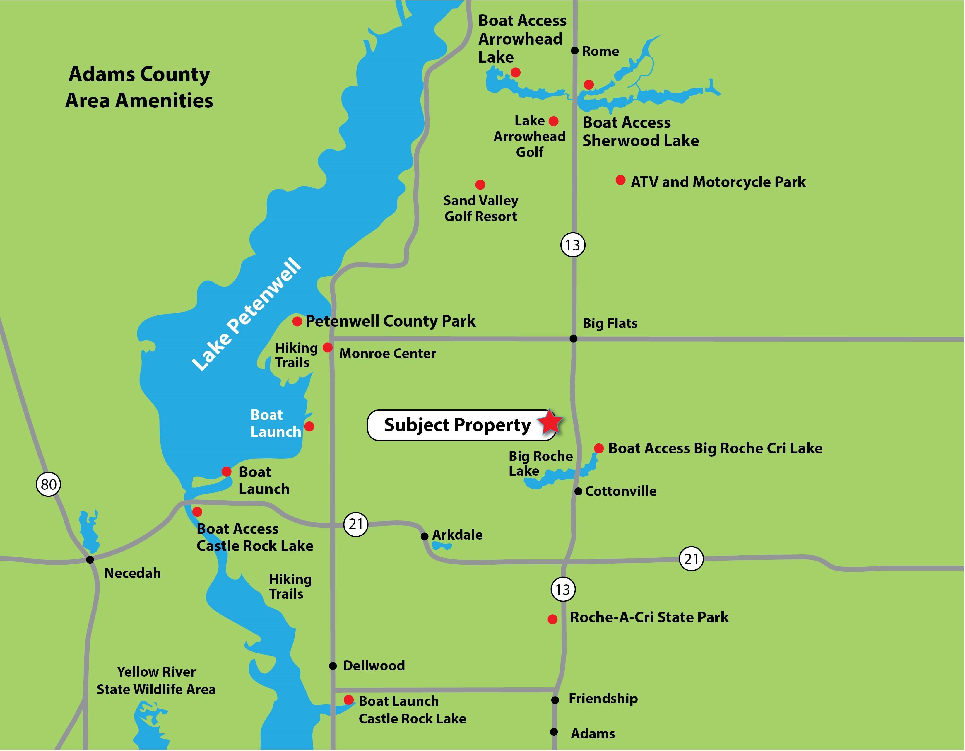 Arkdale, Adams County, WI Recreational Property, Timberland Property