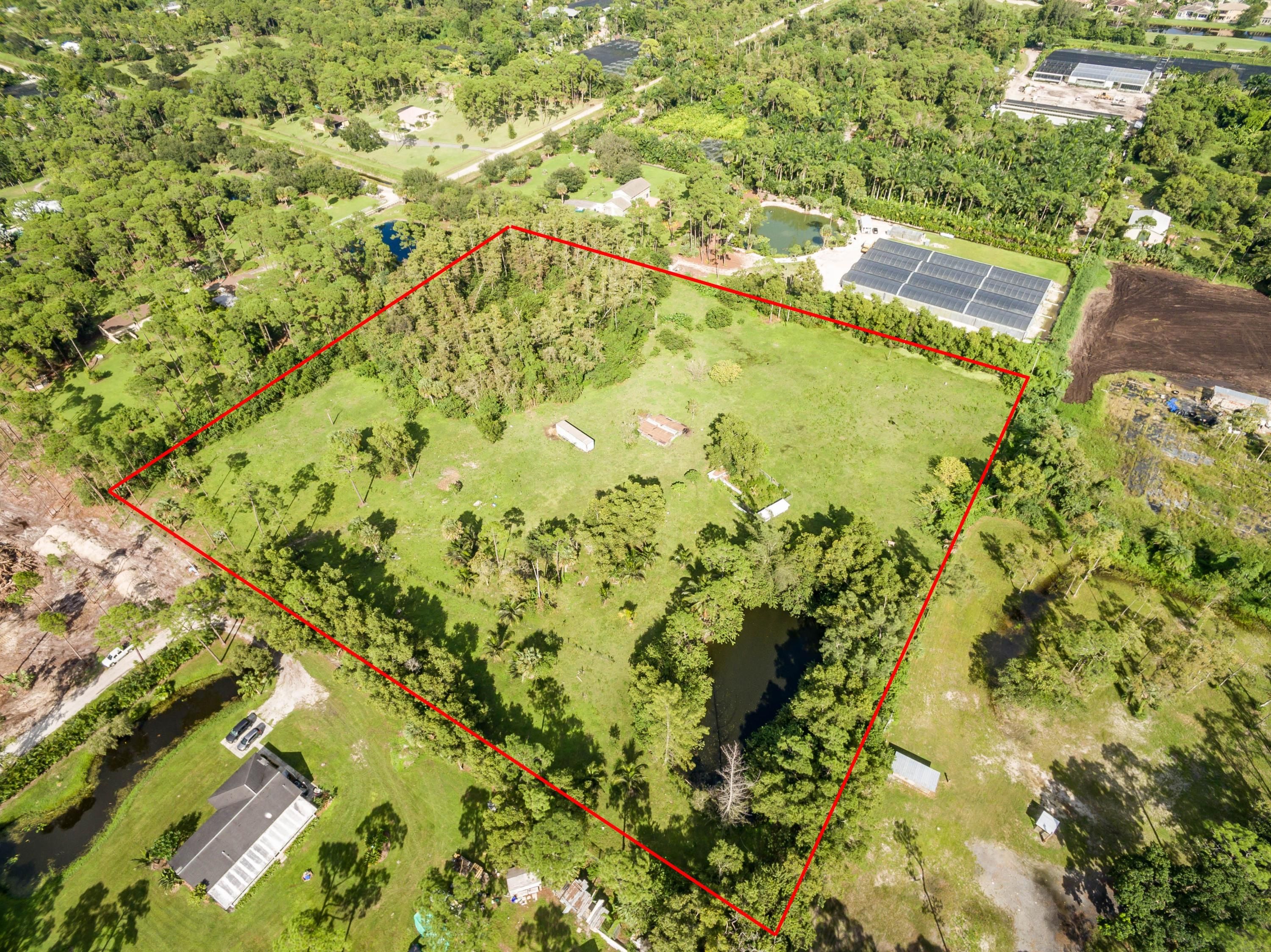 Loxahatchee, Palm Beach County, FL Undeveloped Land, Lakefront Property
