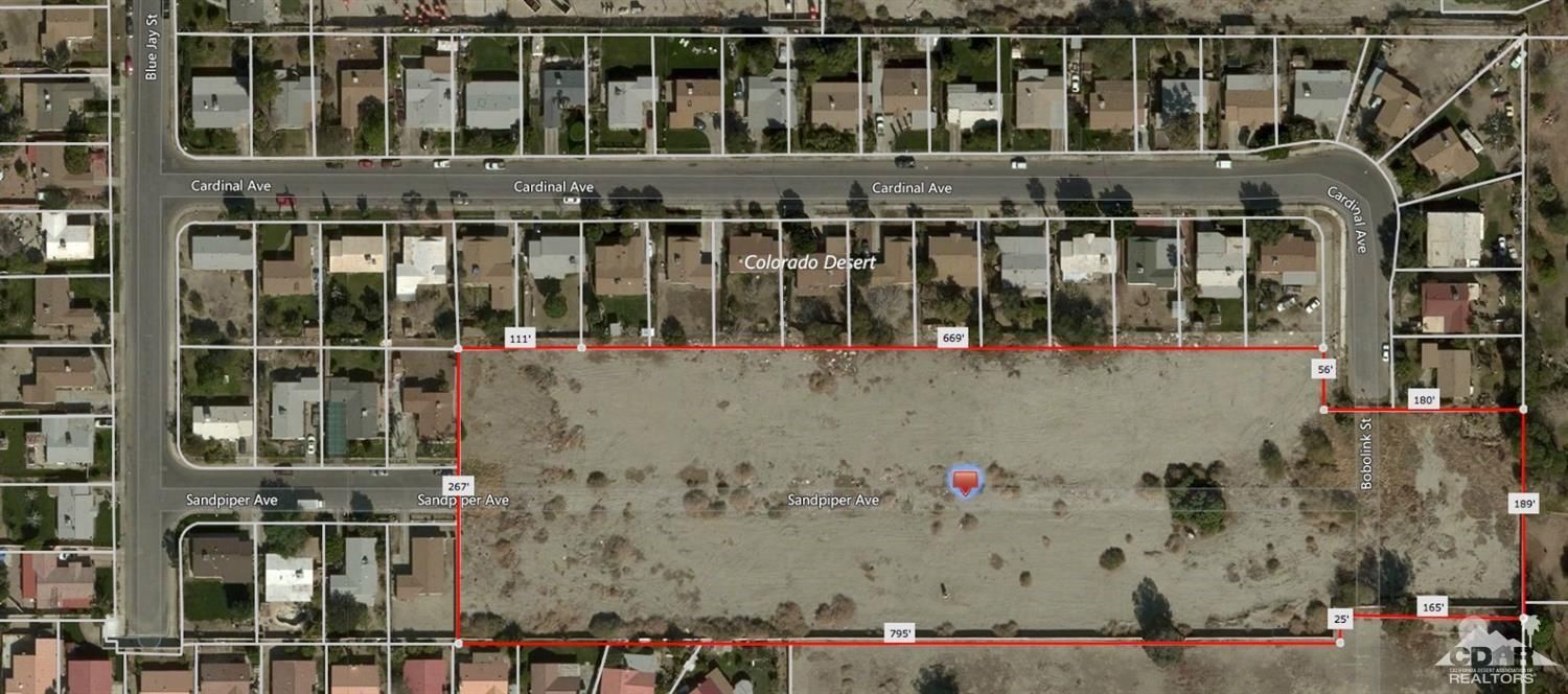 Indio, Riverside County, CA Undeveloped Land for sale Property ID