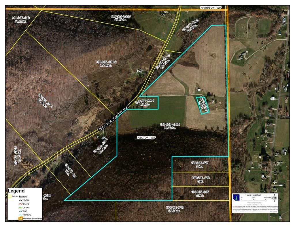 Westfield, Potter County, PA Undeveloped Land for sale Property ID