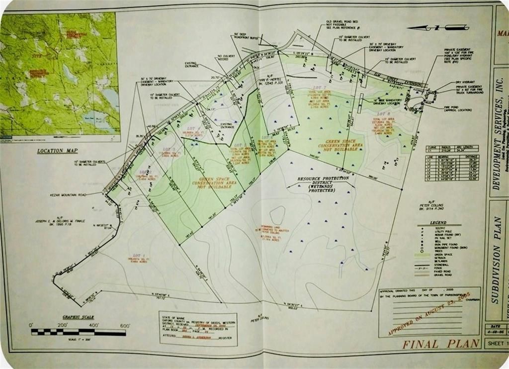 Parsonsfield, York County, ME Undeveloped Land for sale Property ID