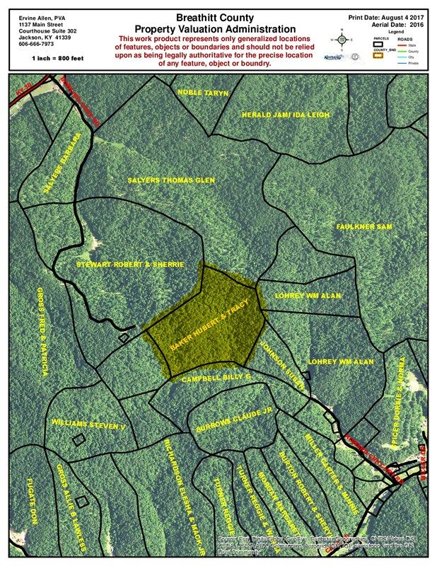 Jackson, Breathitt County, KY Undeveloped Land for sale Property ID