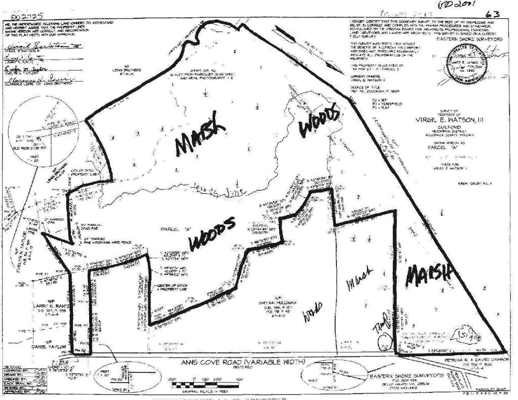Bloxom, County, VA Undeveloped Land for sale Property ID