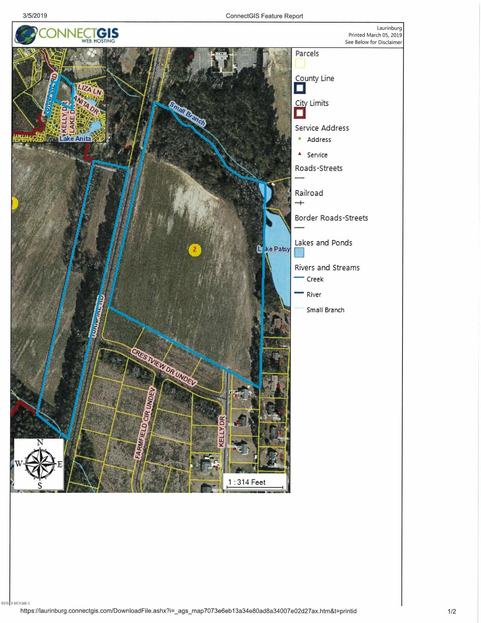 Laurinburg, Scotland County, NC Undeveloped Land for sale Property ID