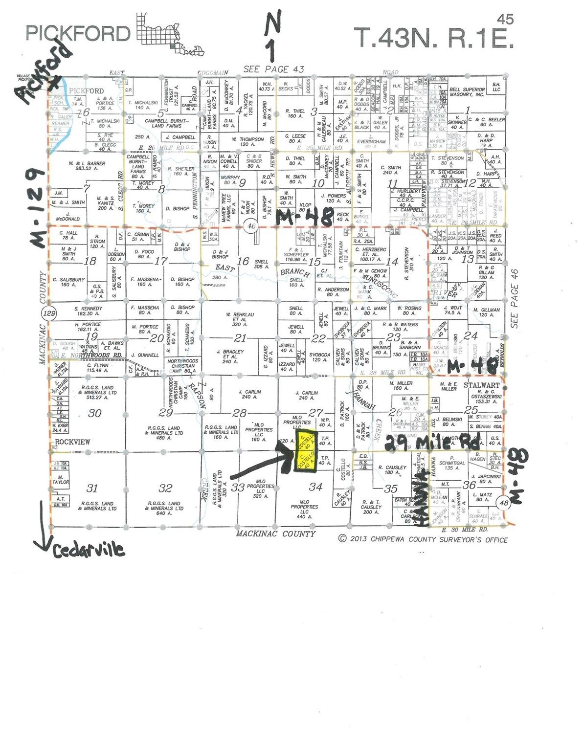 Pickford, Chippewa County, MI Undeveloped Land for sale Property ID